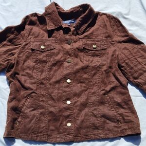 Jones New York Linen Jacket